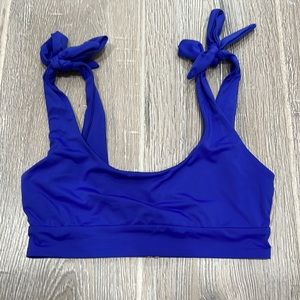 Toluca Swim Clara Top: Blue